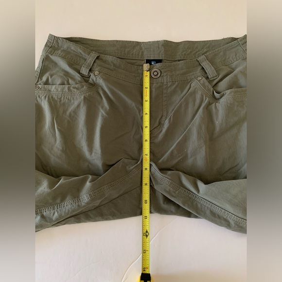 Kuhl Legendary Pants Women’s Size 10R Green Roll Up Cargo Pockets Hiking - Picture 10 of 11